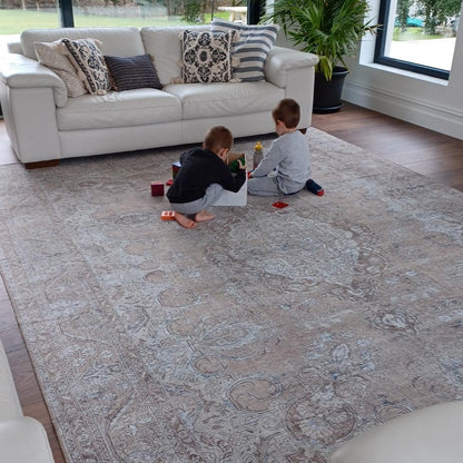 Flatwoven Washable Rug with Stain Resistance & Non-Slip Backing for Elegant Living Spaces 2
