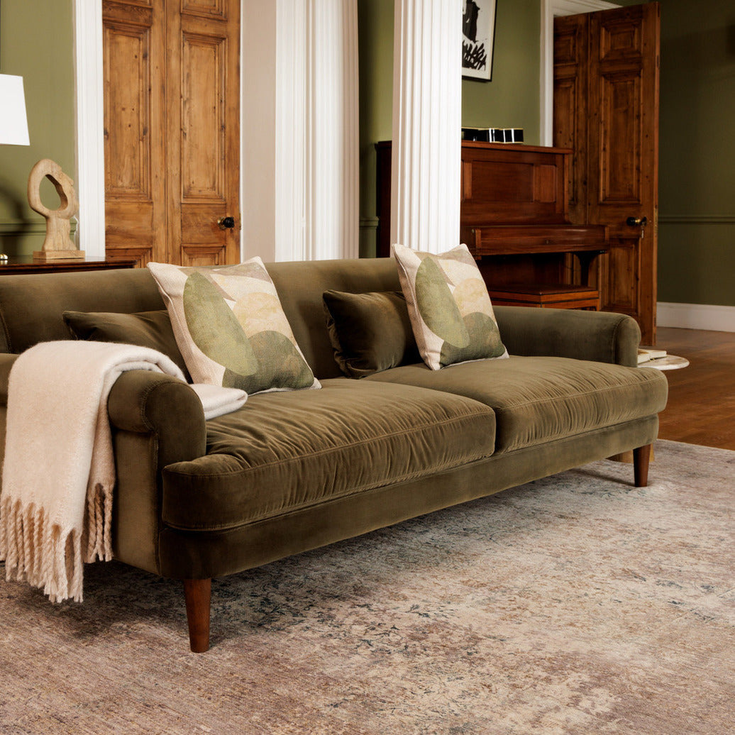 Fleur Collection | Washable Rug with Distressed Design | Eco-Friendly for Timeless Elegance 3
