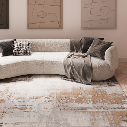 Grace Collection | Distressed Abstract Area Rug with Cozy Texture | XL Size for Elegant Living Rooms 5