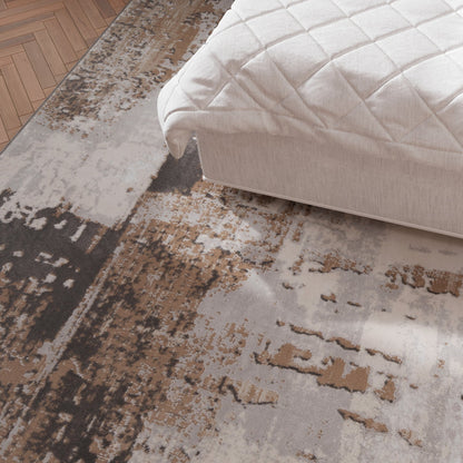Grace Collection | Distressed Abstract Area Rug with Cozy Texture | XL Size for Elegant Living Rooms 6