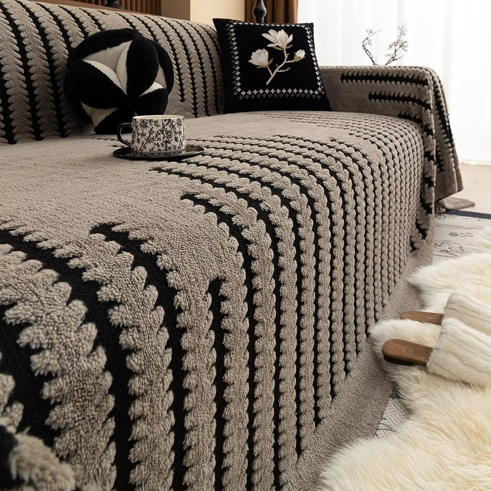 Heritage Collection | Plush Tufted Couch Cover with Non-Slip Backing | Cozy Protection for Stylish Living Spaces 0