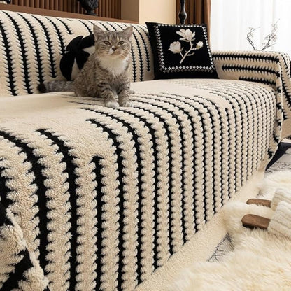 Heritage Collection | Plush Tufted Couch Cover with Non-Slip Backing | Cozy Protection for Stylish Living Spaces 1