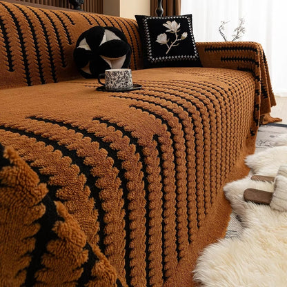 Heritage Collection | Plush Tufted Couch Cover with Non-Slip Backing | Cozy Protection for Stylish Living Spaces 3