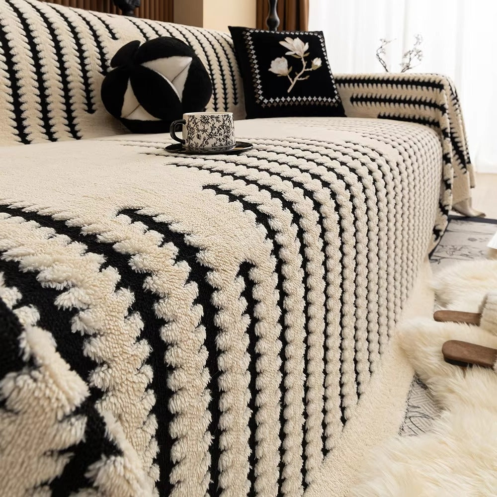 Heritage Collection | Plush Tufted Couch Cover with Non-Slip Backing | Cozy Protection for Stylish Living Spaces 5