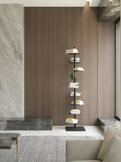 Industrial Steel Plant Stand | Staggered Shelves for Elegant Indoor Display 2