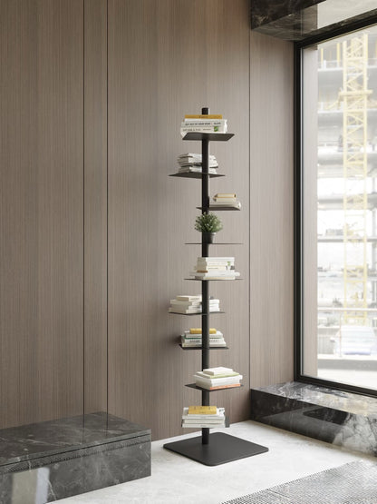 Industrial Steel Plant Stand | Staggered Shelves for Elegant Indoor Display 6