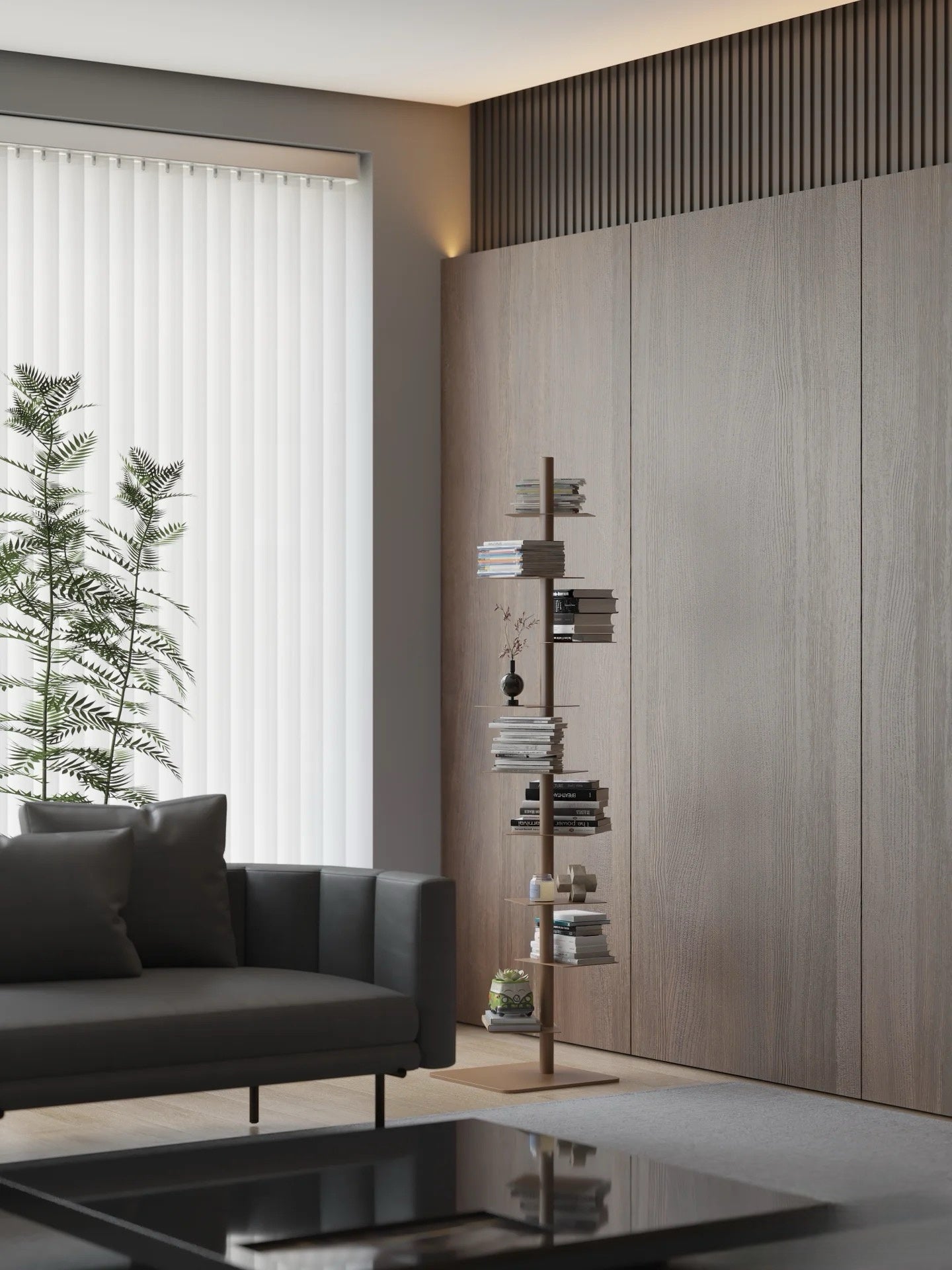Industrial Steel Plant Stand | Staggered Shelves for Elegant Indoor Display 7