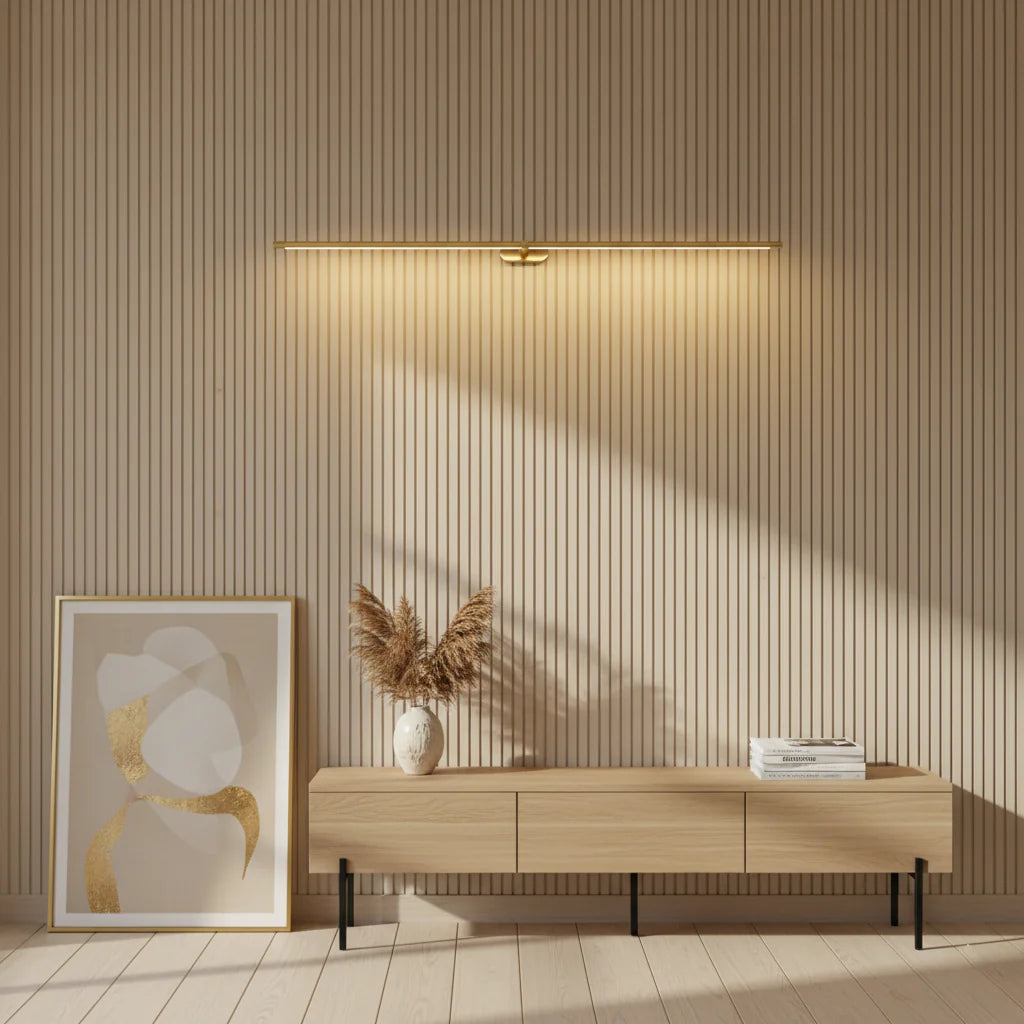 Linear Rechargeable Wall Lights | Wireless Installation & Adjustable Brightness | Modern Design for Indoor/Outdoor Versatility