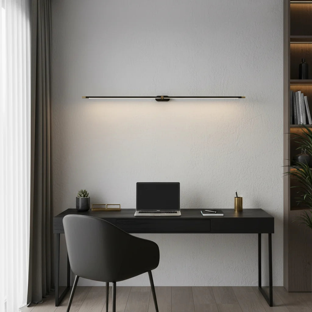 Linear Rechargeable Wall Lights | Wireless Installation & Adjustable Brightness | Modern Design for Indoor/Outdoor Versatility