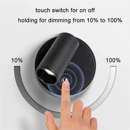 LED Cordless Wall Light | Touch Switch & Magnetic Base | USB Rechargeable for Convenient Reading 3