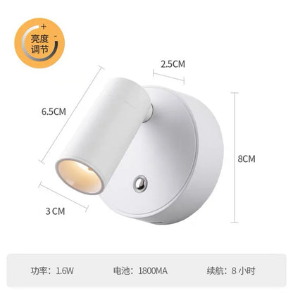 LED Cordless Wall Light | Touch Switch & Magnetic Base | USB Rechargeable for Convenient Reading 7