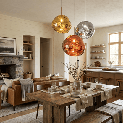 Lava | Glass Pendant Lighting with Adjustable Brightness | Modern Design for Stylish Home Decor 2