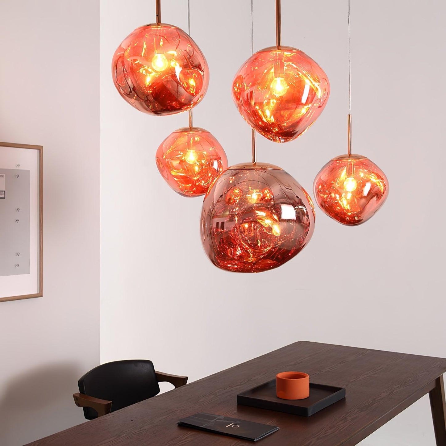 Lava | Glass Pendant Lighting with Adjustable Brightness | Modern Design for Stylish Home Decor 3