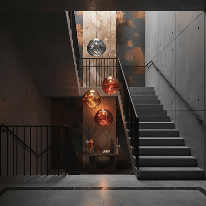 Lava | Glass Pendant Lighting with Adjustable Brightness | Modern Design for Stylish Home Decor 6