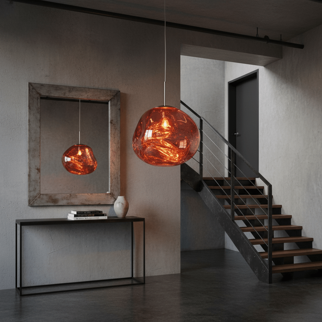 Lava | Glass Pendant Lighting with Adjustable Brightness | Modern Design for Stylish Home Decor 7