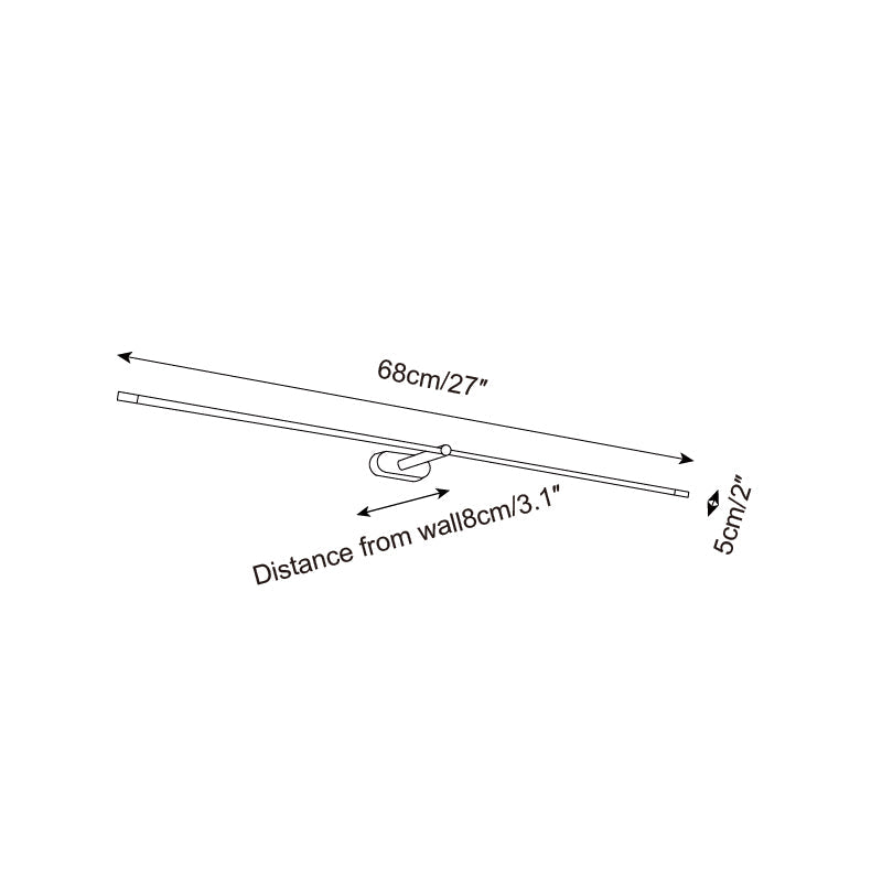 Linear Rechargeable Wall Lights | Wireless Installation & Adjustable Brightness | Modern Design for Indoor/Outdoor Versatility 5