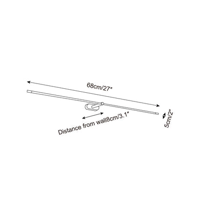 Linear Rechargeable Wall Lights | Wireless Installation & Adjustable Brightness | Modern Design for Indoor/Outdoor Versatility 5