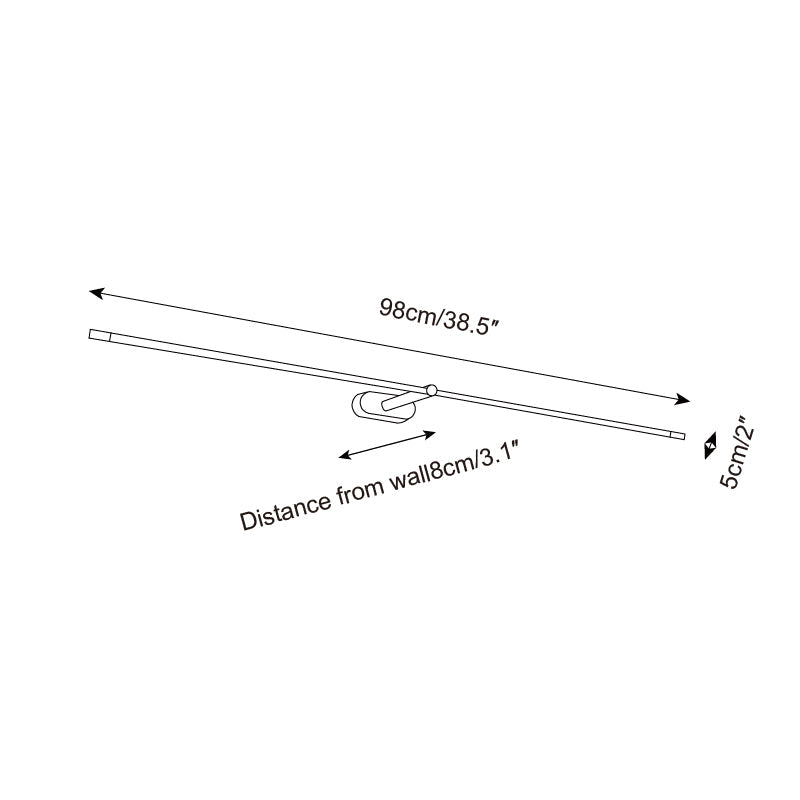 Linear Rechargeable Wall Lights | Wireless Installation & Adjustable Brightness | Modern Design for Indoor/Outdoor Versatility 6