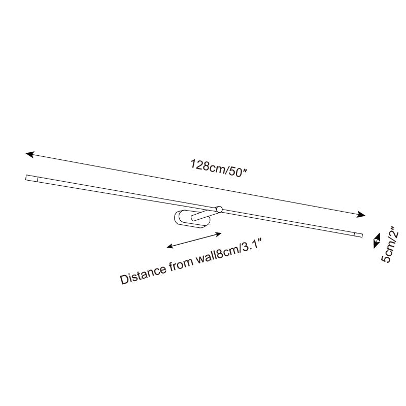 Linear Rechargeable Wall Lights | Wireless Installation & Adjustable Brightness | Modern Design for Indoor/Outdoor Versatility 7