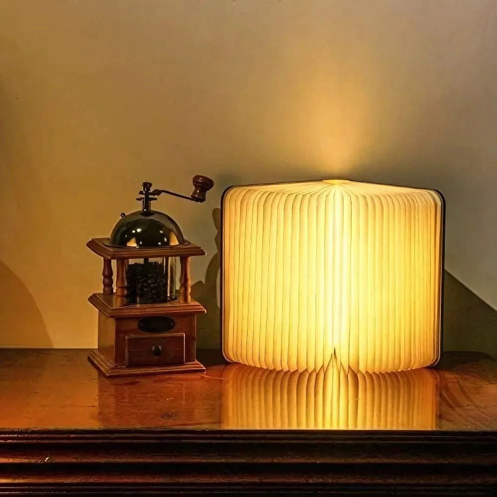 Lumibook | Cordless Table Lamp with 360° Foldable Design | Eco-Friendly Lighting for Versatile Use 2