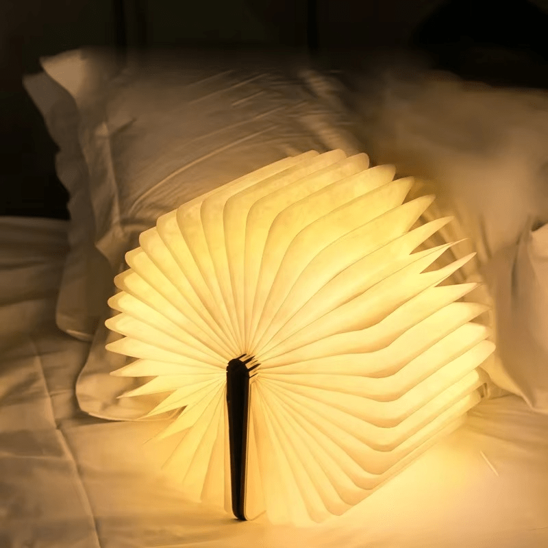 Lumibook | Cordless Table Lamp with 360° Foldable Design | Eco-Friendly Lighting for Versatile Use 4