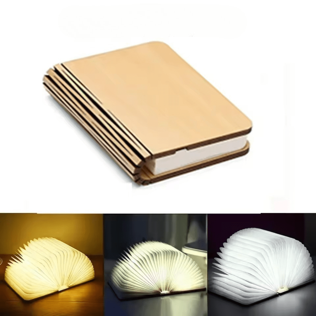 Lumibook | Cordless Table Lamp with 360° Foldable Design | Eco-Friendly Lighting for Versatile Use 7