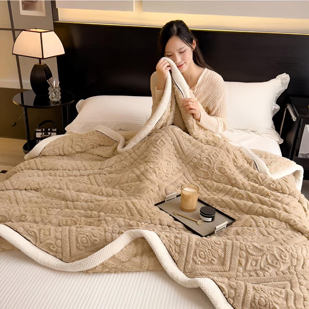 Luxe Velvet Mandala Throw Blanket with Plush Texture | Cozy Comfort for All Seasons 2