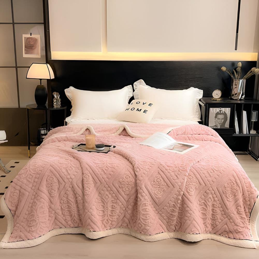 Luxe Velvet Mandala Throw Blanket with Plush Texture | Cozy Comfort for All Seasons 6