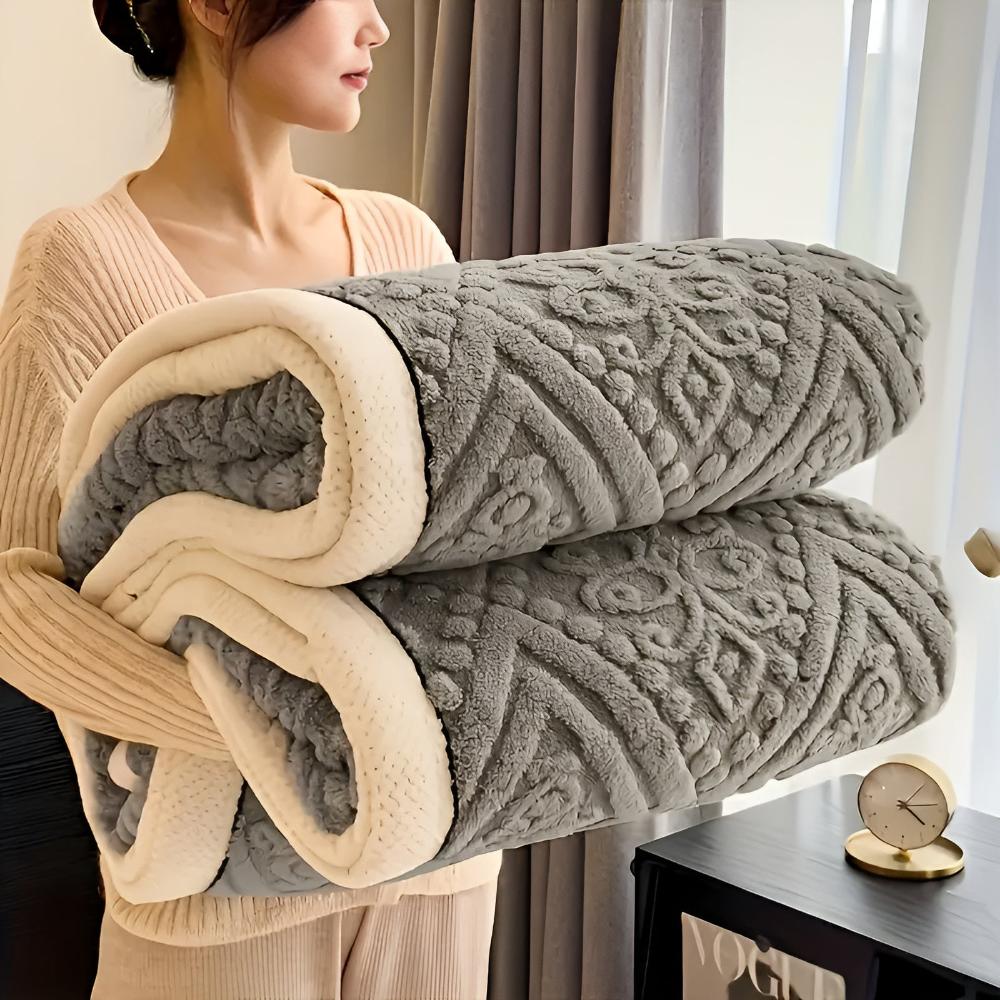 Luxe Velvet Mandala Throw Blanket with Plush Texture | Cozy Comfort for All Seasons 9