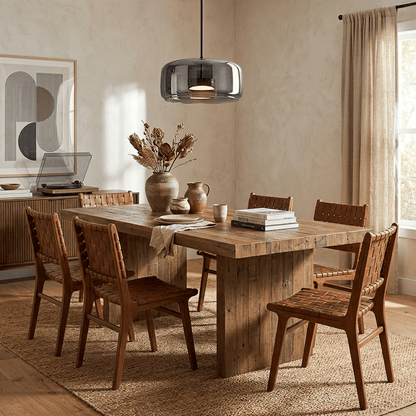 Metro Sphere | Glass Pendant Lighting with Elegant Design | Adjustable Height for Modern Home Decor 3