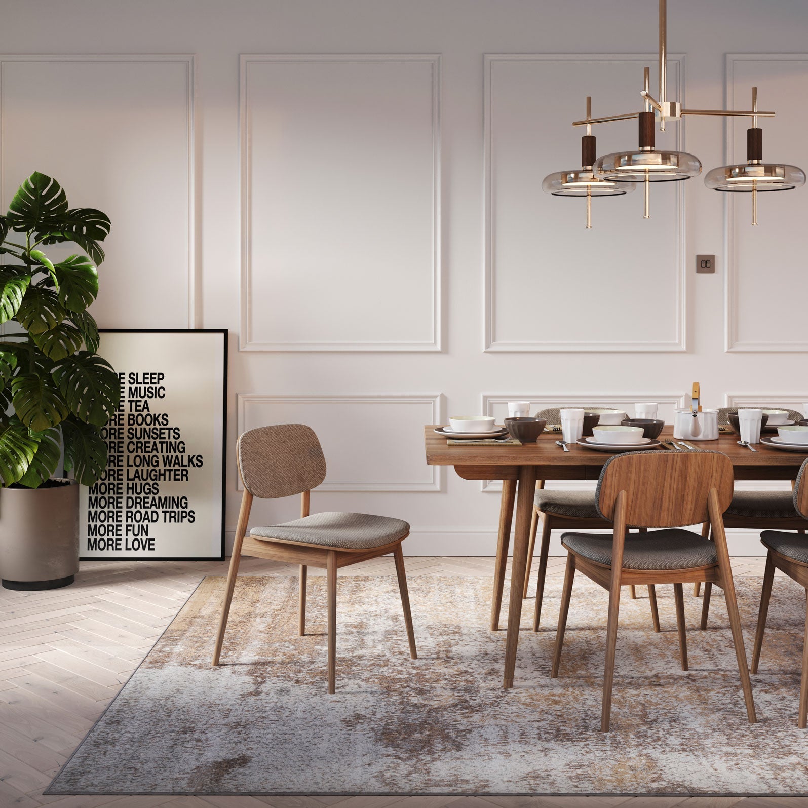 Mia Collection | Beige Abstract Area Rug with Intricate Design | Elegant Living Room Decor for Comfort and Style 2