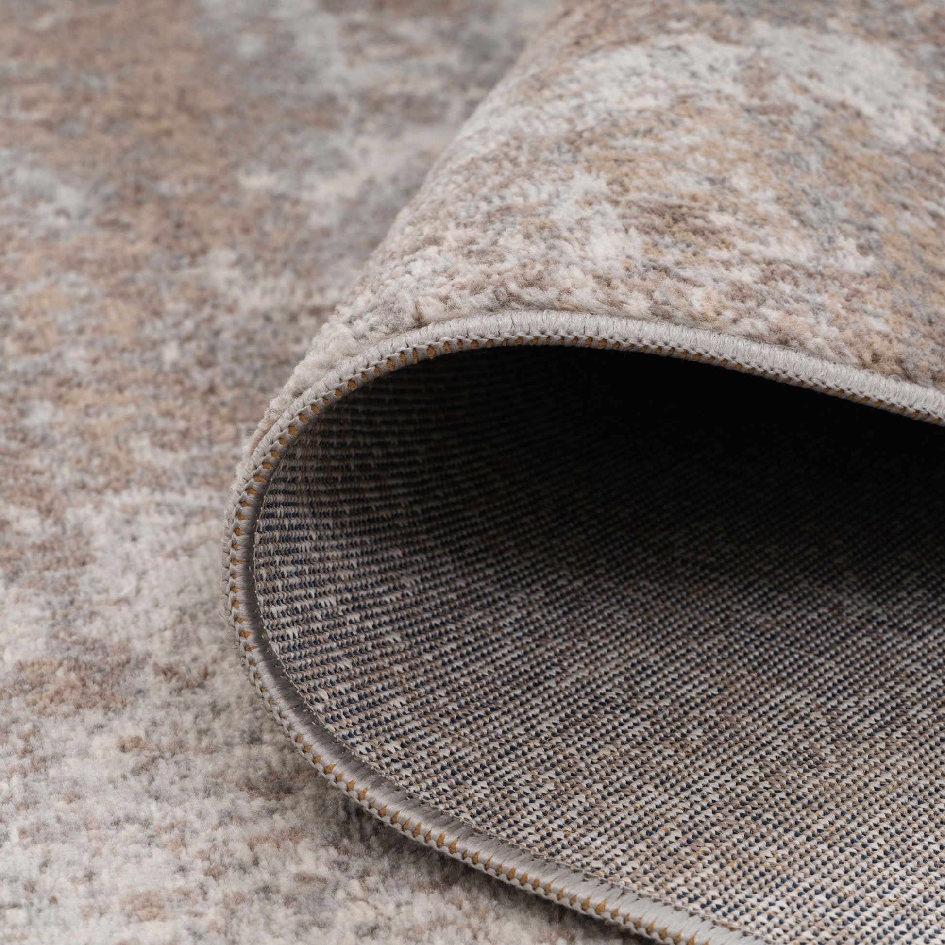 Mia Collection | Beige Abstract Area Rug with Intricate Design | Elegant Living Room Decor for Comfort and Style 5