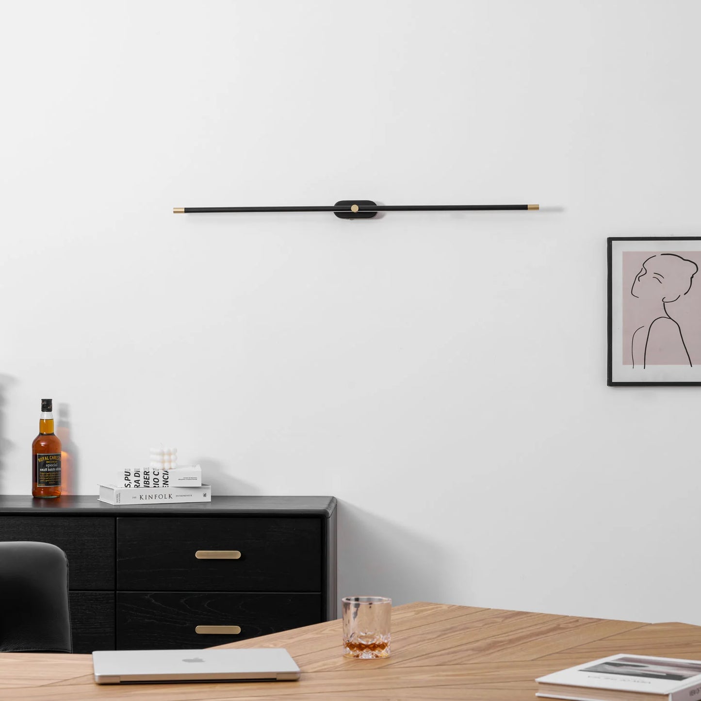 Minimalist Wall Sconce Lighting with Adjustable Brightness | Sleek Rechargeable Design for Modern Spaces