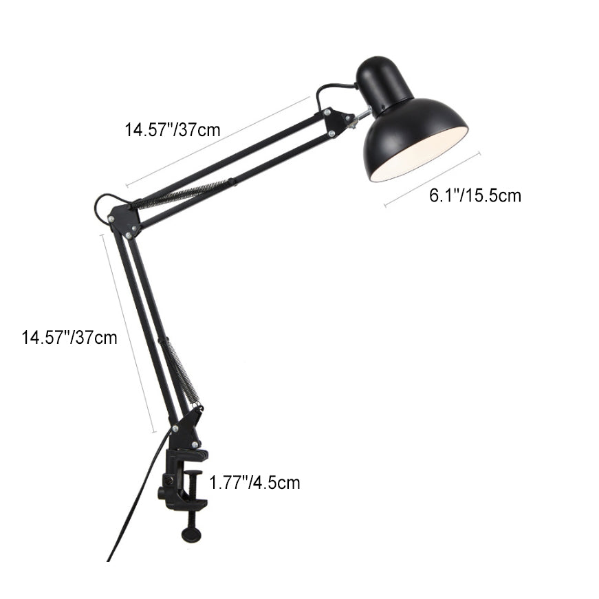 Minimalist Clip Table Lamp | Retractable Long Arm Design for Focused Lighting | Space-Saving Solution for Home or Office 4