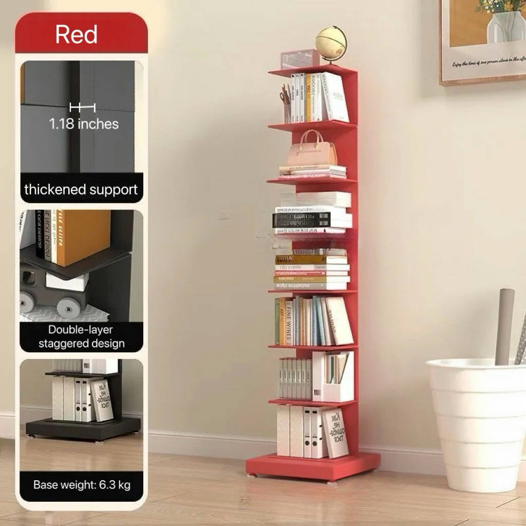 Modern Floating Bookshelf | Sleek Metal Design with Invisible Aesthetic | Space-Saving Vertical Storage for Contemporary Interiors 4