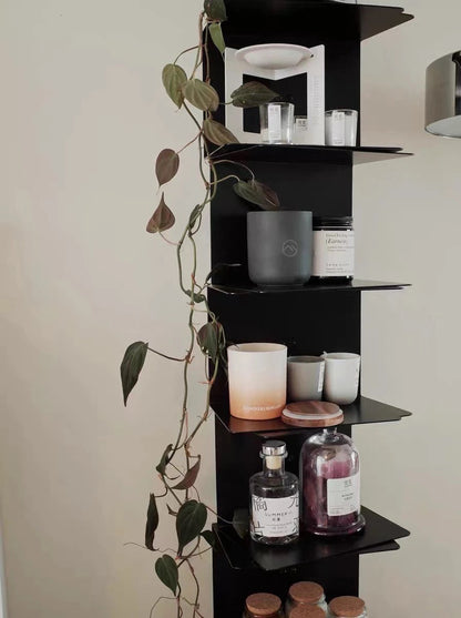 Modern Floating Bookshelf | Sleek Metal Design with Invisible Aesthetic | Space-Saving Vertical Storage for Contemporary Interiors 8