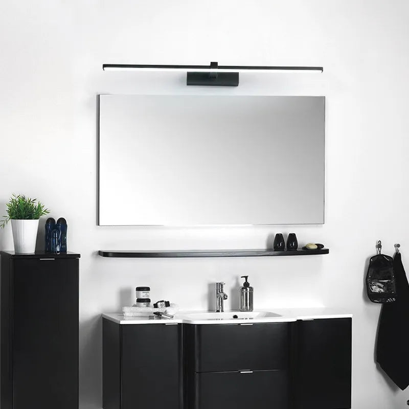 Modern LED Wall Lamp | Waterproof Bathroom Wall Lights with Bright Illumination | Sleek Design for Effortless Makeup Application 1