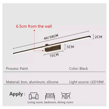 Modern LED Wall Lamp | Waterproof Bathroom Wall Lights with Bright Illumination | Sleek Design for Effortless Makeup Application 5