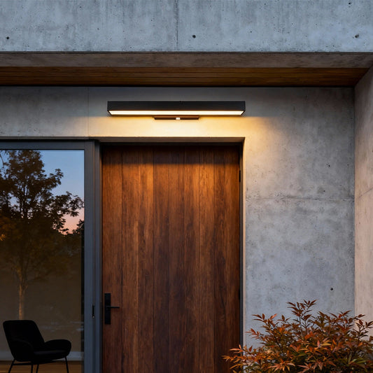 Modern LED Wall Light | Motion Sensor Outdoor Wall Lights with IP65 Protection | Stylish Illumination for Safe Outdoor Spaces 1