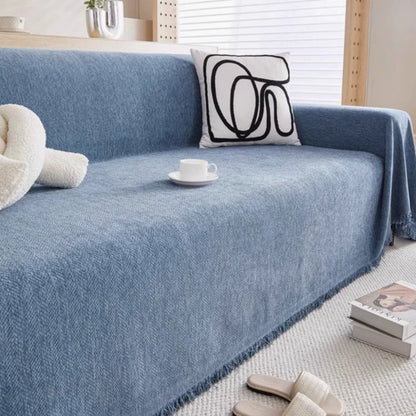Modern Minimalist Couch Cover with Pet-Friendly Chenille Fabric | Water-Resistant Protection for Stylish Living Room 3