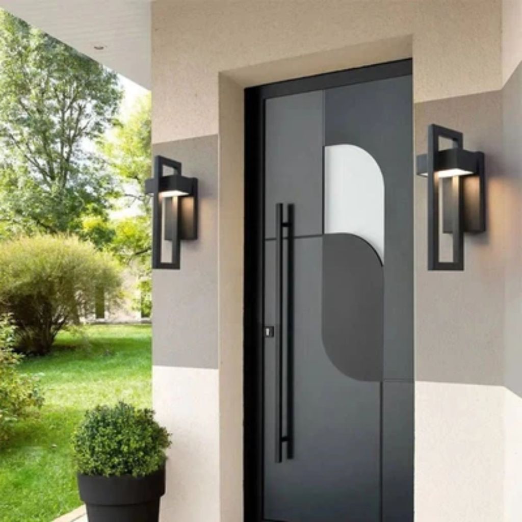 Modern Outdoor Wall Light | Exterior Wall Lantern with Up Down Illumination | Weatherproof Design for Ambient Outdoor Spaces 4