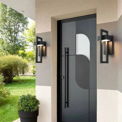 Modern Outdoor Wall Light | Exterior Wall Lantern with Up Down Illumination | Weatherproof Design for Ambient Outdoor Spaces 4
