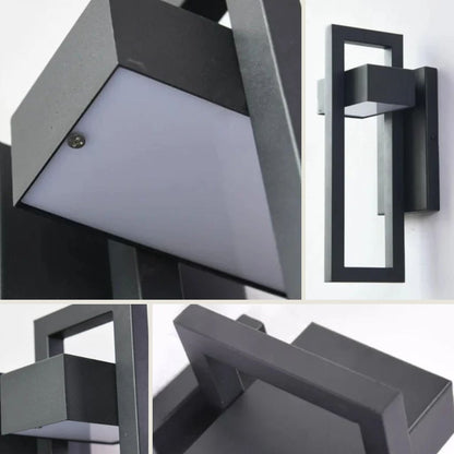 Modern Outdoor Wall Light | Exterior Wall Lantern with Up Down Illumination | Weatherproof Design for Ambient Outdoor Spaces 7