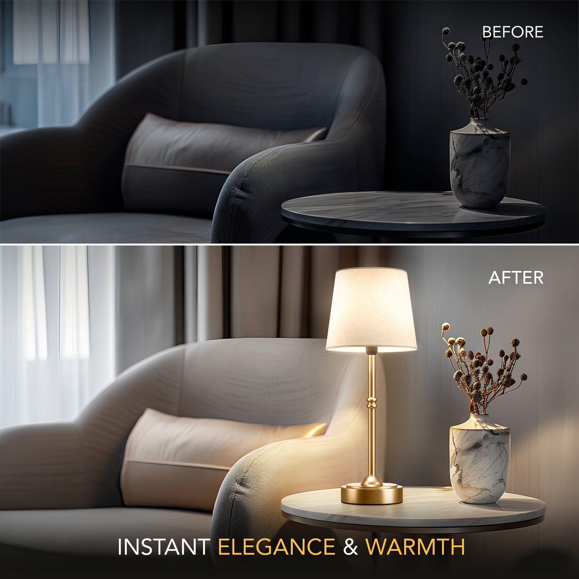 Modern Table Lamp | Adjustable Brightness & Stylish Design | Perfect for Bedrooms and Desks 2