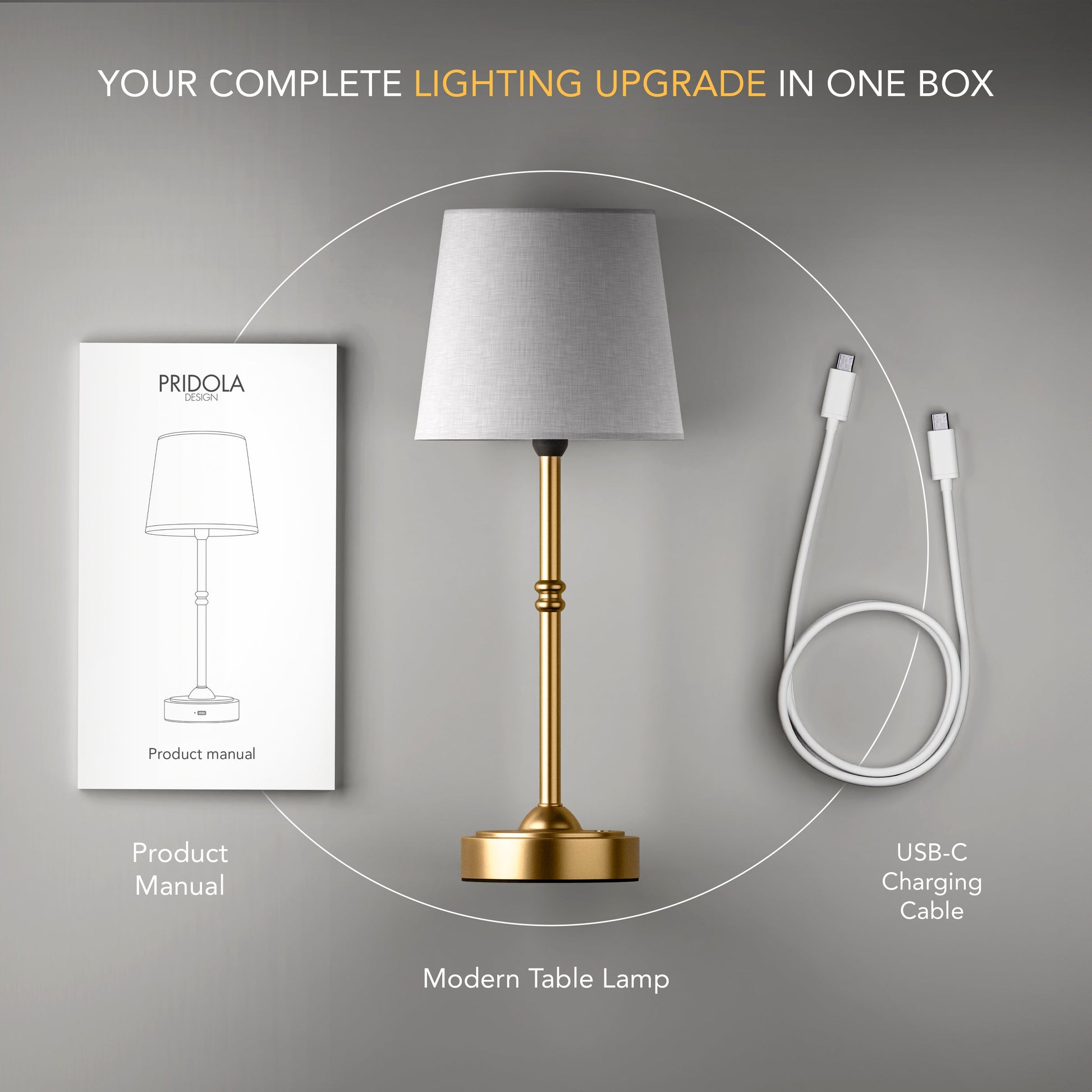 Modern Table Lamp | Adjustable Brightness & Stylish Design | Perfect for Bedrooms and Desks 5