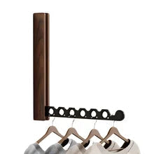 Modern Timber Collapsible Hanger Rail with Space-Saving Design for Stylish Organization 6