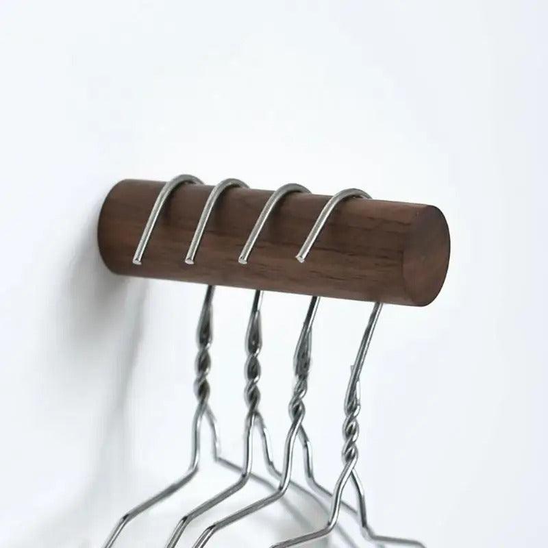 Modern Timber Wall Hook | Angular Design with Handcrafted Finish for Stylish Organization 5