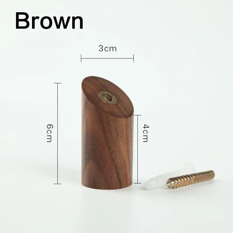 Modern Timber Wall Hook | Angular Design with Handcrafted Finish for Stylish Organization 7