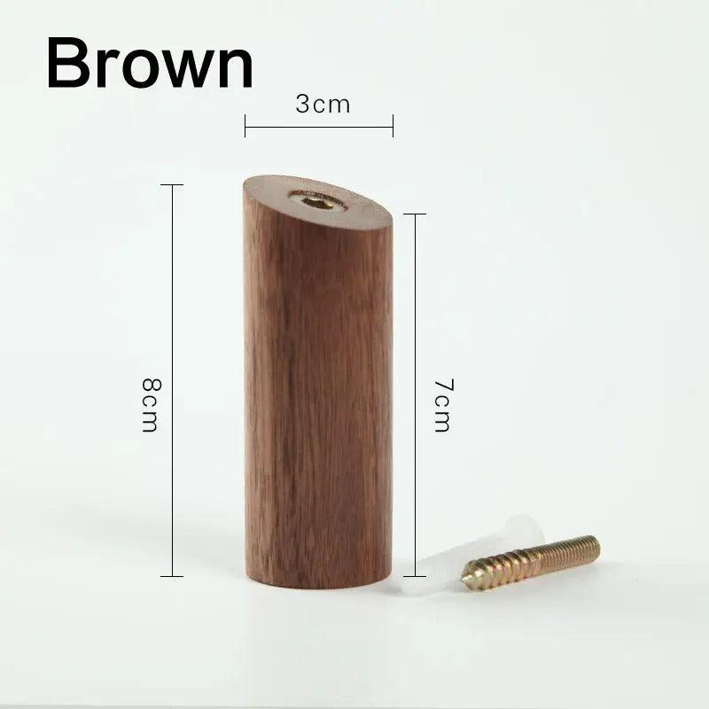 Modern Timber Wall Hook | Angular Design with Handcrafted Finish for Stylish Organization 8