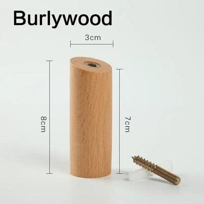Modern Timber Wall Hook | Angular Design with Handcrafted Finish for Stylish Organization 9